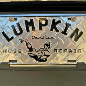The Lumpkin Logo License Plate - Aluminum