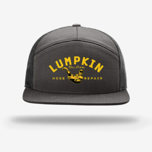Charcoal black trucker hat